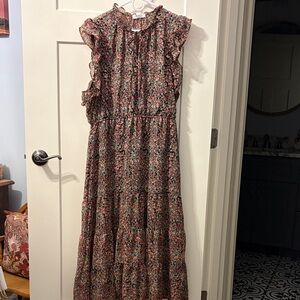 BB Dakota Multicolor Floral Maxi Dress